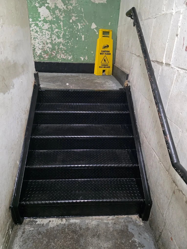 Sidewalk cellar door replacement in Crown Heights, Brooklyn by Steel Masters NYC